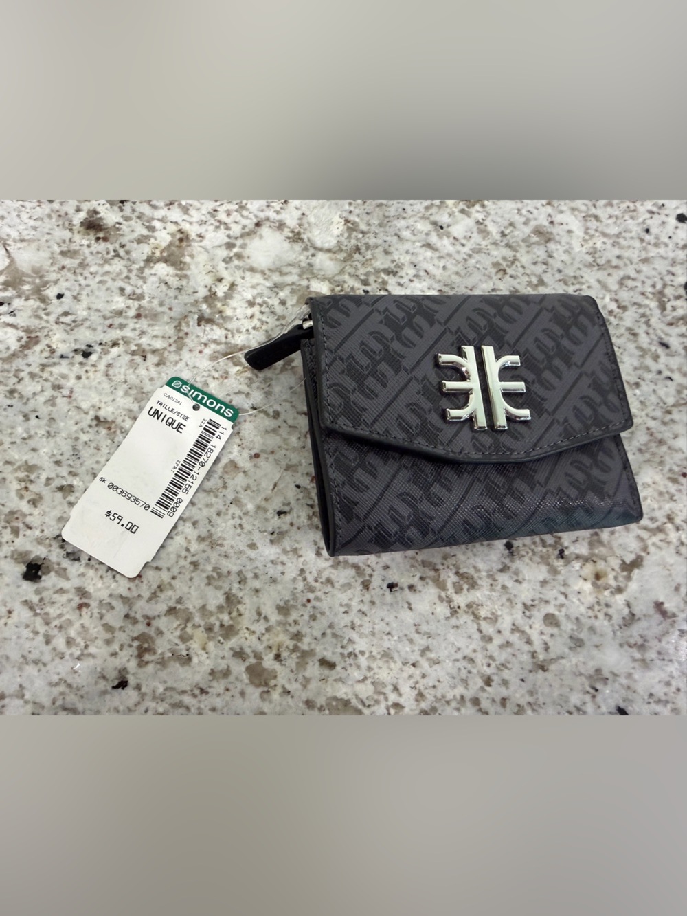 NWT JW PEI FEI Monogram Vegan Leather Wallet